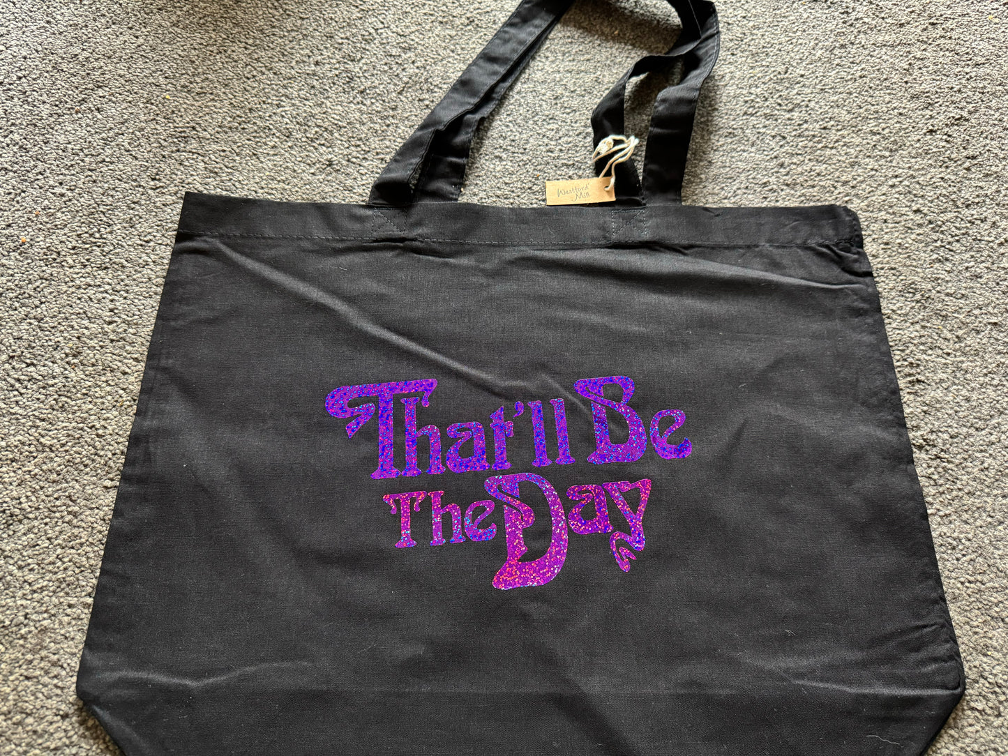 *NEW* That’ll Be The Day Large Tote Bag with logo both sides