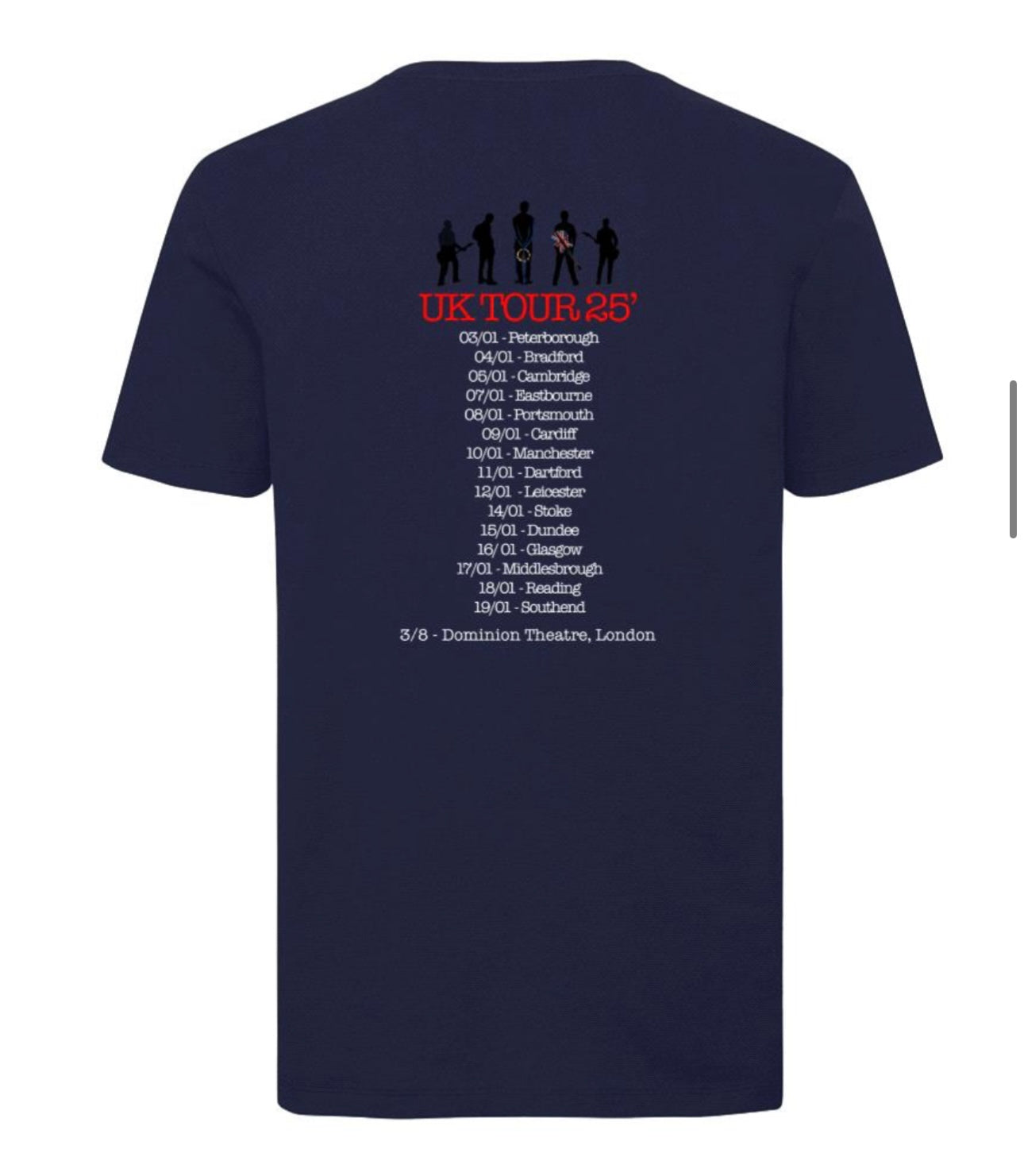 Live Forever Tour T-shirts